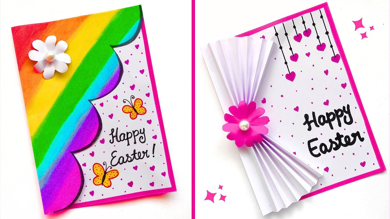2 Easter Greeting Card | Easy & Beautiful Easter Card 2025 | How to ...