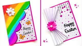 2 Easter Greeting Card | Easy & Beautiful Easter Card 2025 | How to make Easy Easter Card