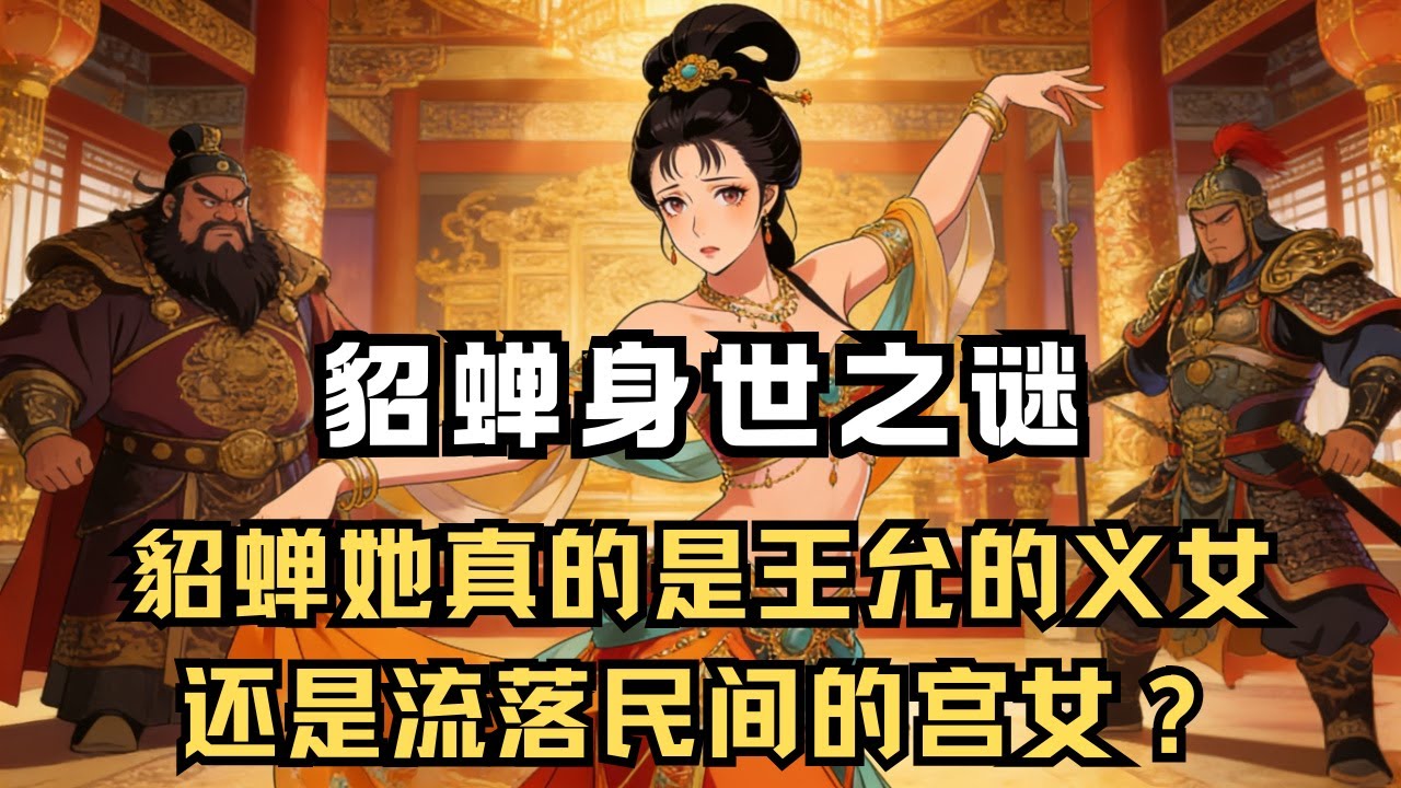 貂蝉身世之谜： 她真的是王允的义女，还是流落民间的宫女？ |  睡前历史故事