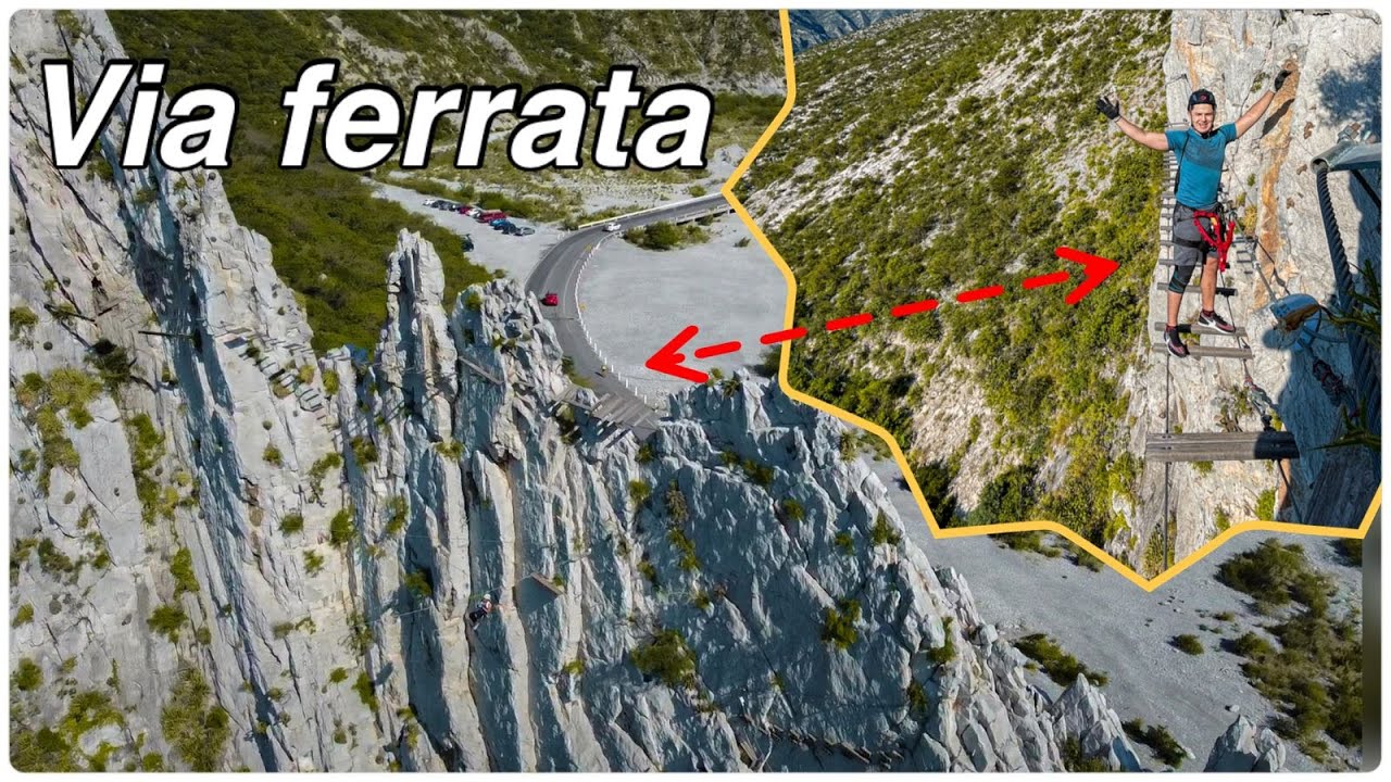 Via ferrata: TIROLESAS Y PUENTES desde las ALTURAS en la Huasteca NL.