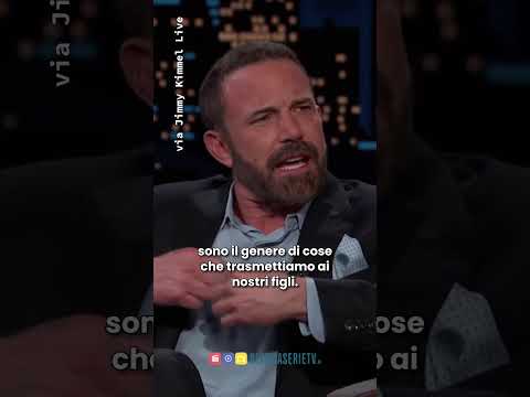 Video Ben Affleck racconta come i suoi figli lo prendono in giro