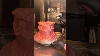 Come on Y all, let s decorate this Rose Gold Heart Cake... #Shorts #cakeitorleaveittampa