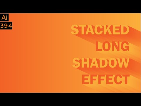 Stacked Long Shadow Effect in Adobe Illustrator