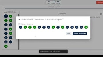 Introduction to Artificial Intelligence Infosys Springboard (Self Assessment Answers)