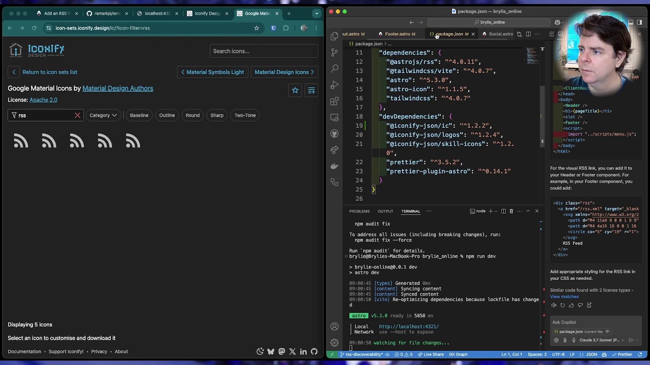 Enabling Astro "last edit time" in page footer