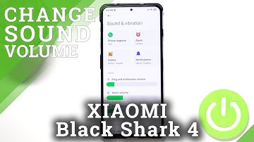 How to Adjust Ringtone Volume on XIAOMI Black Shark 4 - Sounds Settings