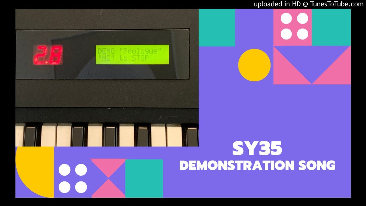 YAMAHA SY35 DEMO SONG - YouTube