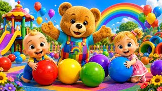 Color Matching Game Song | Learn Colors with Balls 🔴🔵🟡🟢 | Fun Kids Learning Song screenshot 2