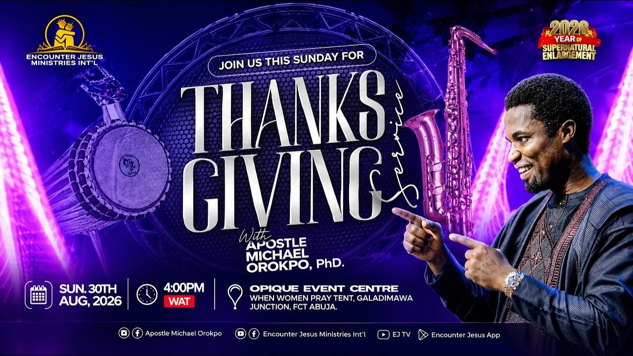 LIVING FROM REALITY (PT 6) || 30.08.2026 || Apostle Michael Orokpo, PhD.