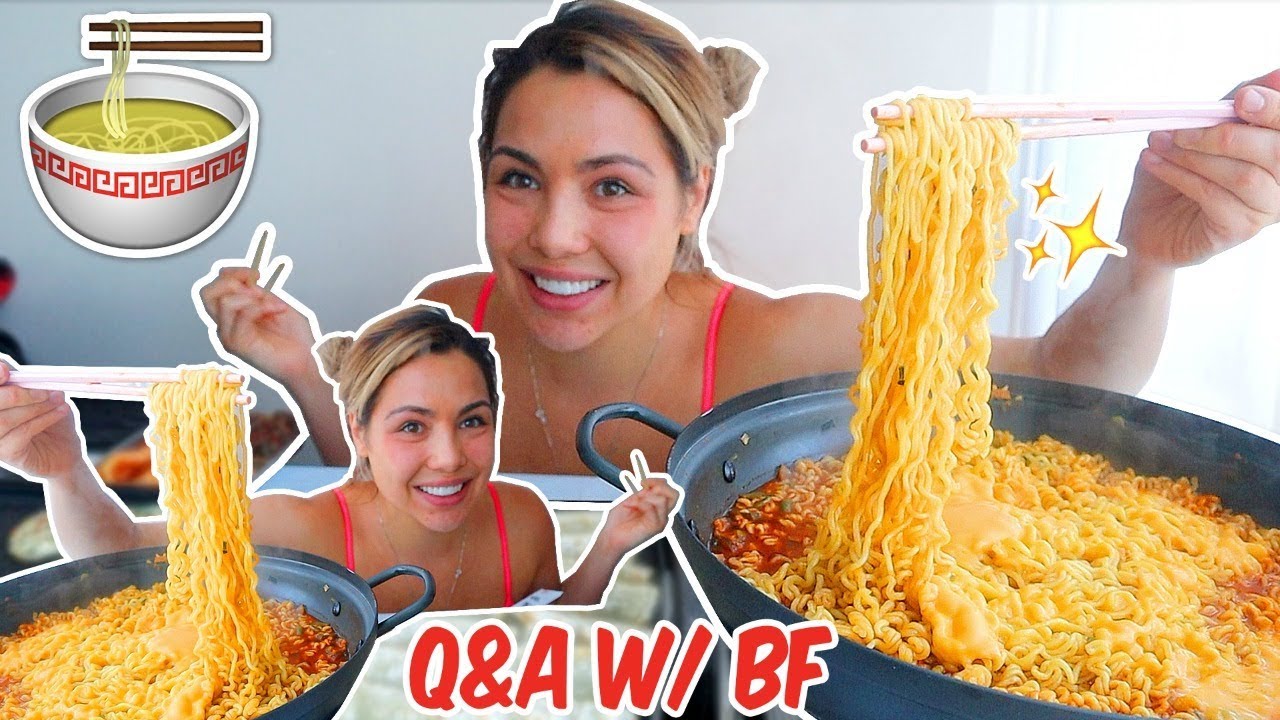 ORIGINAL SPICY RAMEN 먹방 MUKBANG BOYFRIEND TAG