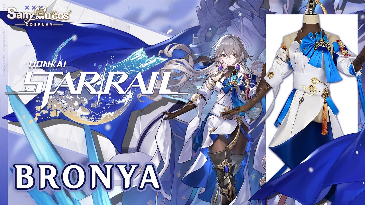 【SanyMuCos】Honkai: Star Rail Bronya Cosplay Costume Plus Size Detail Show