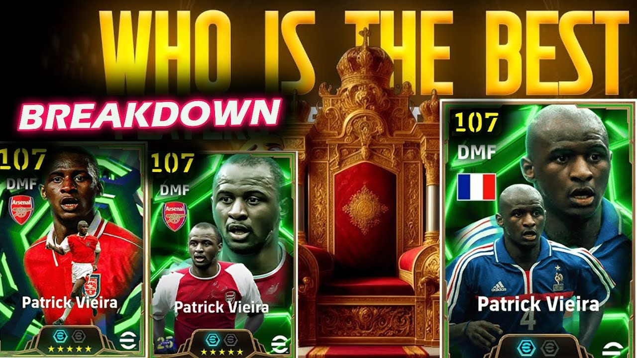 Патрик Виейра 👑 - Самый полный анализ игры опорного полузащитника в истории киберфутбола