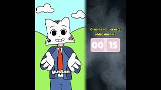 Gato animado divertido (Part 63) #comedia #youtubeshorts #humor #sketch #cat