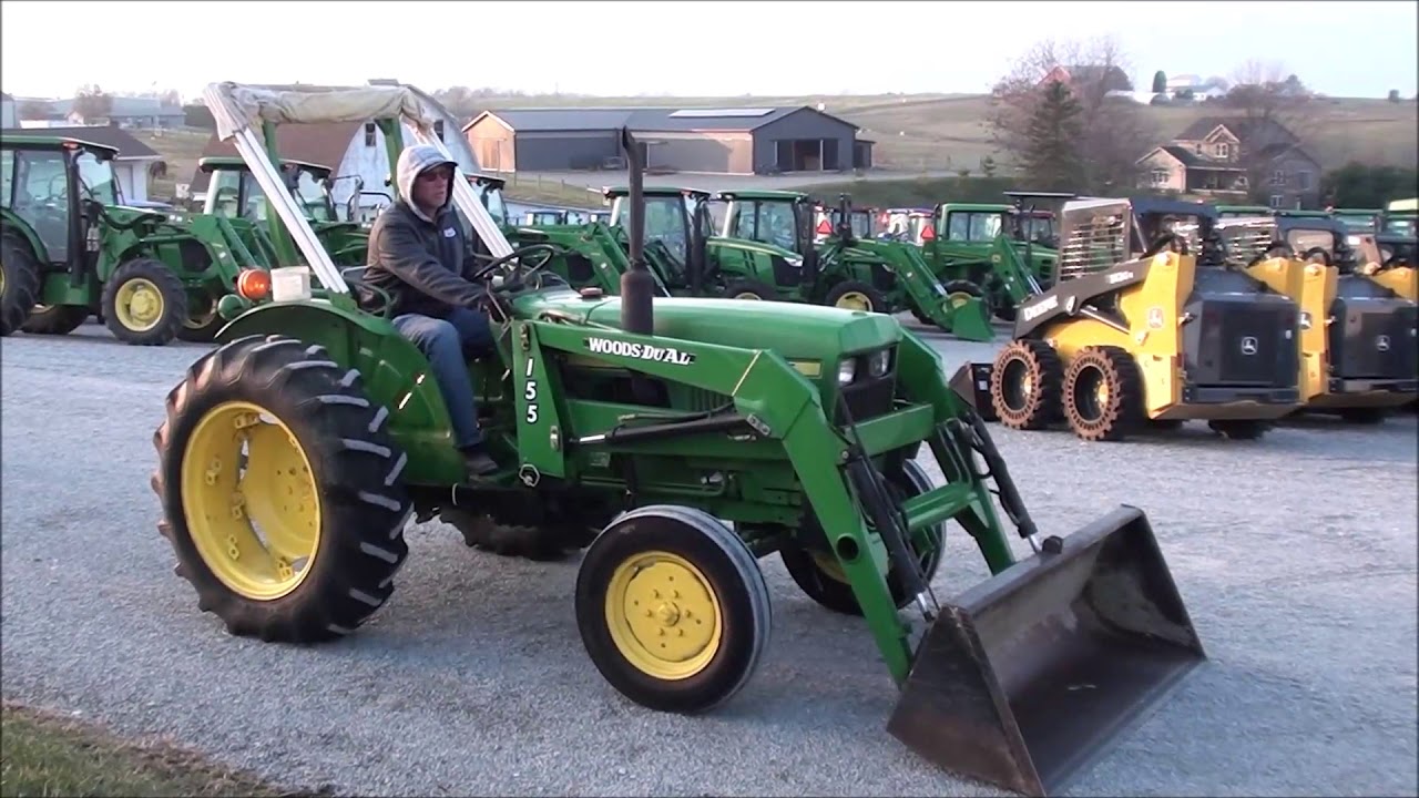 John Deere 950 2wd With Loader For Sale! Runs Rough YouTube