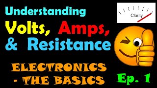 What are Volts, Amps and Resistance?? | Electronics  The Basics  Episode 1