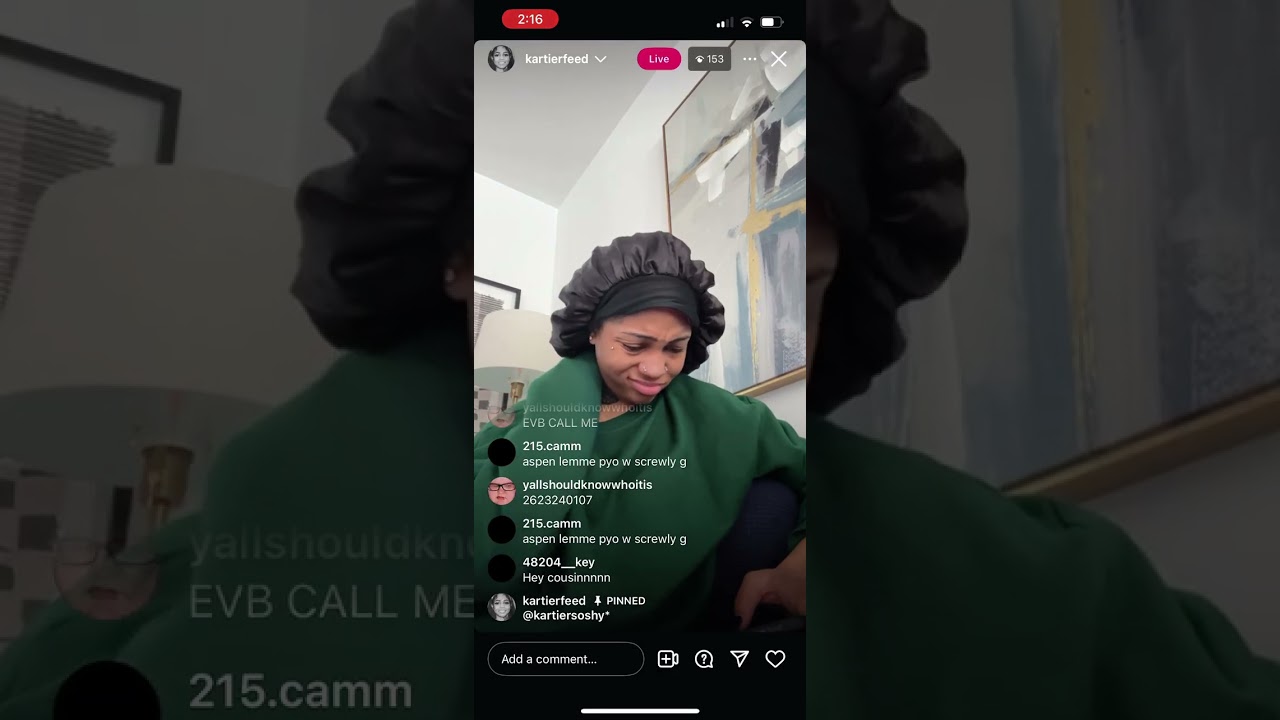 Aspen Kartier On IG Live 9/11/25