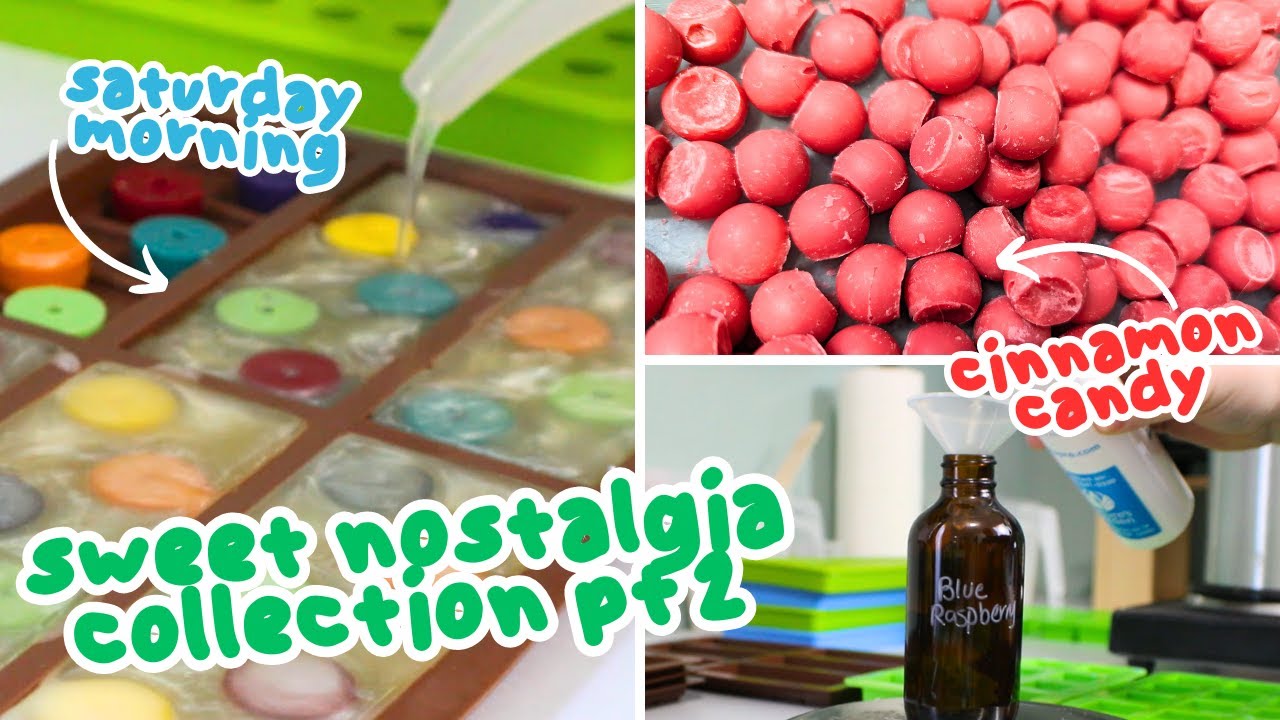 Making Wax Melts Inspired by Childhood Treats Part 2 | Silent Studio Vlog