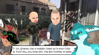 Furries call the police on Granny! | Granny Simulator screenshot 4