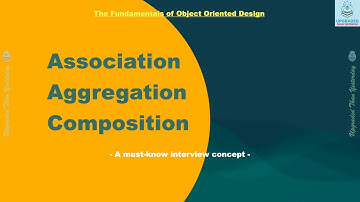 Object Relationship (Has-A Relationship): Association, Aggregation, and Composition.