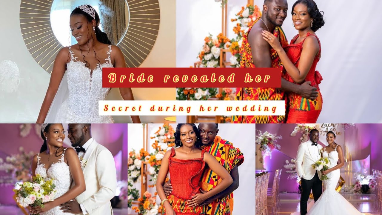 BRIDE REVEALED HER SECRET DURING HER WEDDING 👁️🔥 