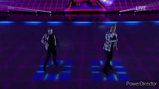 Ian H Watkins and Matt Evers skating in Dancing on Ice (26.1.20)