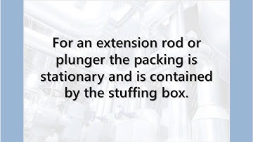 Pump Plunger Packing & Stuffing Box Components | Triangle Pump Components