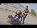 Bodycam: Officer Uses Rifle To Take Down Armed Suspect Pointing A Gun At Them.