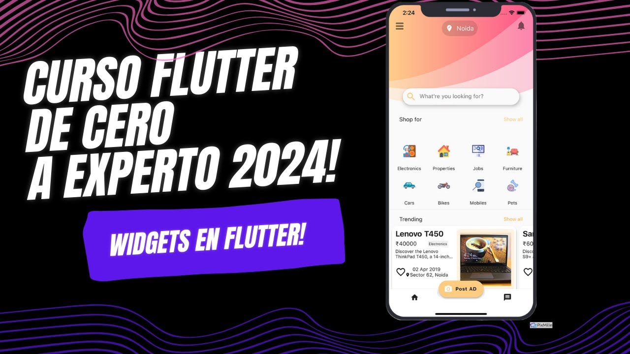 WIDGETS EN FLUTTER - YouTube