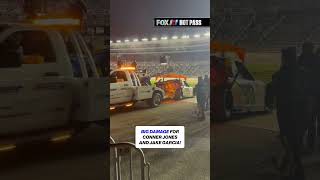Close look at the damage 😬 #NASCAR #racing #texas