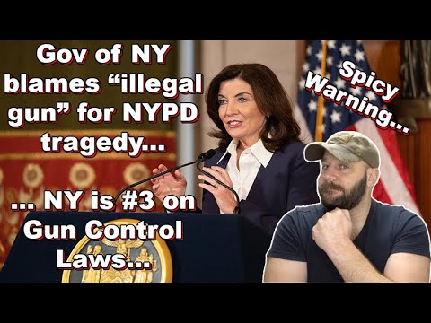 NY Gov blames "illegal gun" for NYPD tragedy... while NY is #3 for Gun Control Laws Nationally...