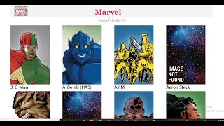 Superhero Hunter JS Application