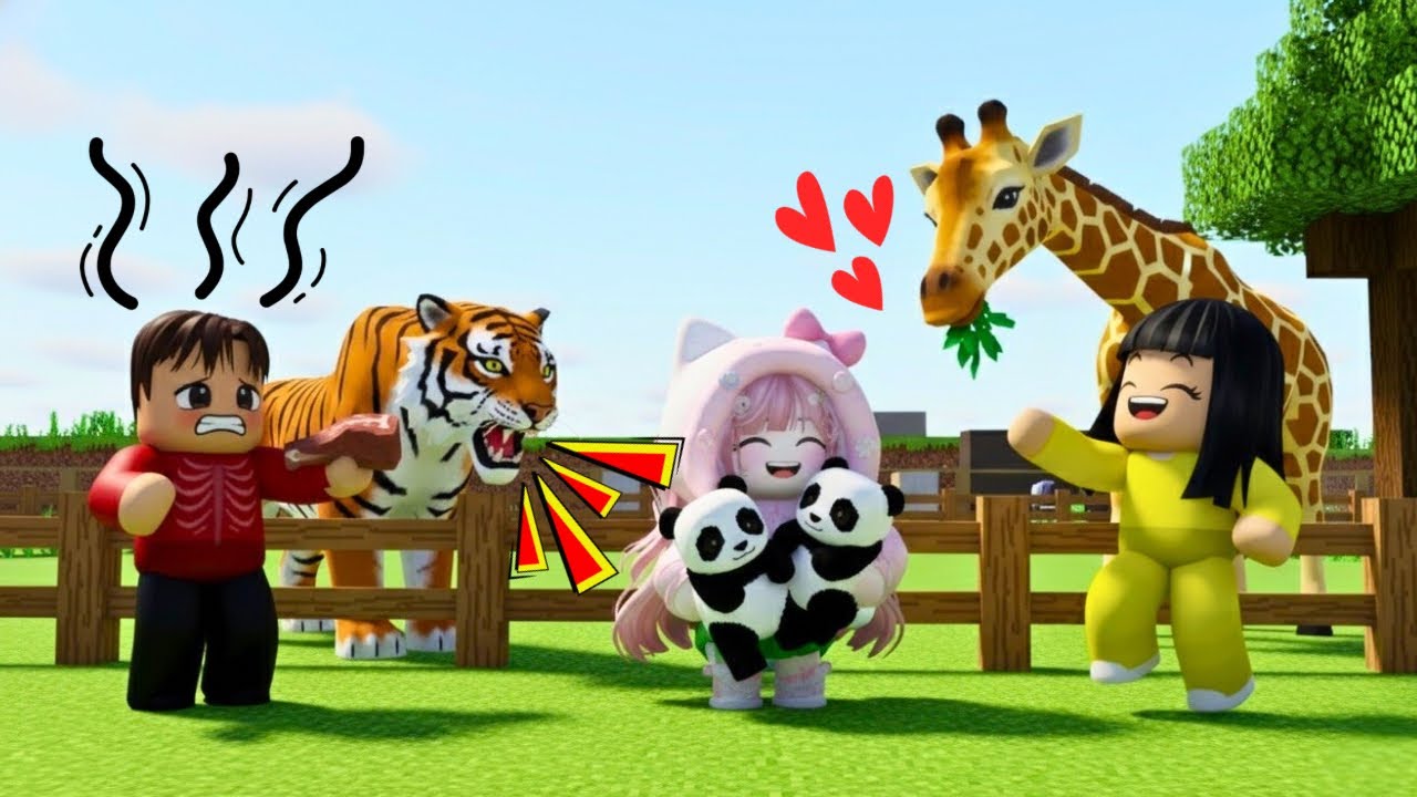 Vlog YUTA MIO & HARABI Family LIBURAN KE KEBUN BINATANG Seharian | Day in My Life | Roblox Indonesia