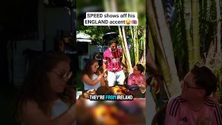 Famous SPEED Attempts A UK Accent😂🇬🇧 #ishowspeed #uk #england #unitedkingdom #accent Wealth