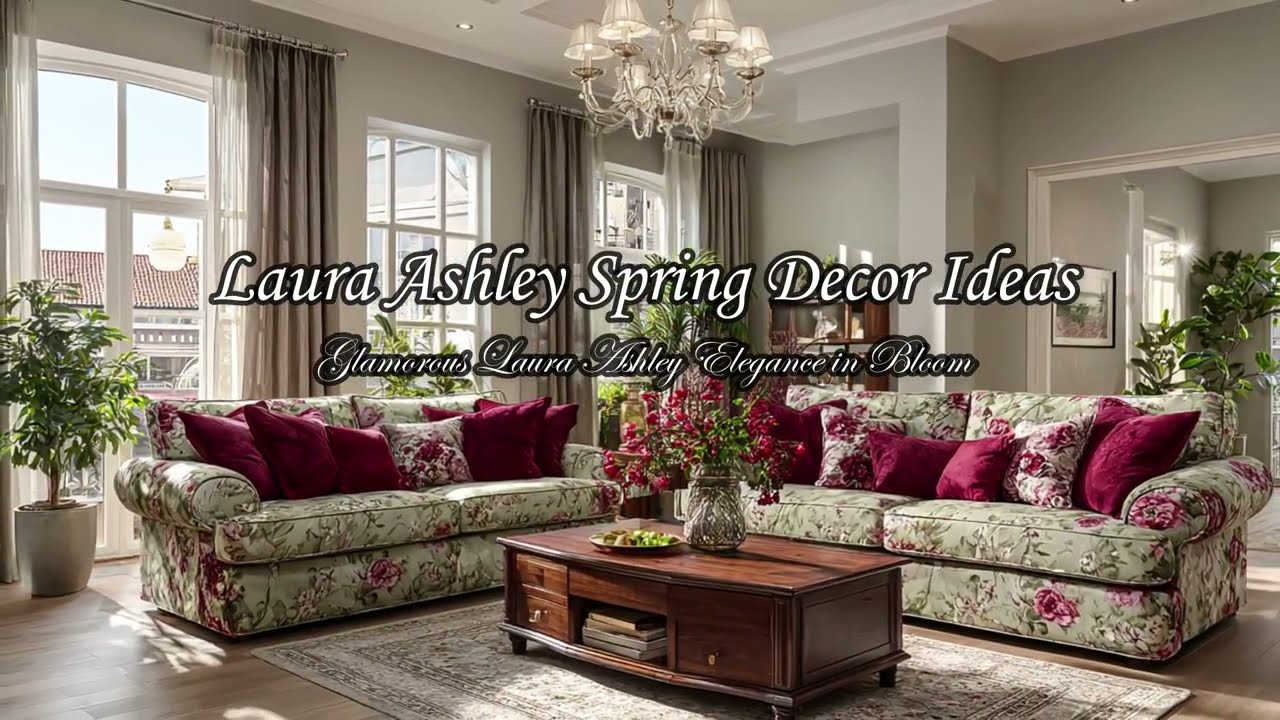 🌸Идеи весеннего декора | Гламурная элегантность в цвету от Laura Ashley