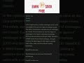 Earn $500 Free Btcs app