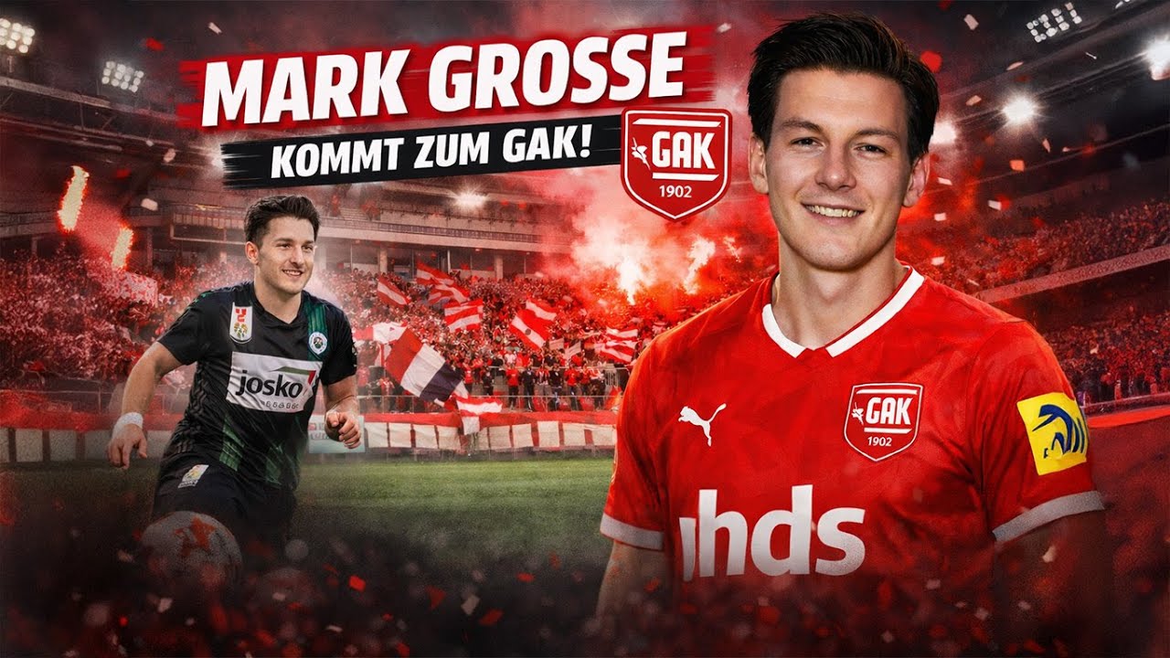TRANSFER-UPDATE MARK GROSSE KOMMT ZUM GAK! ⚽️ UPDATE 