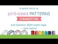 Intro to pintsized patterns summertime twine  washi