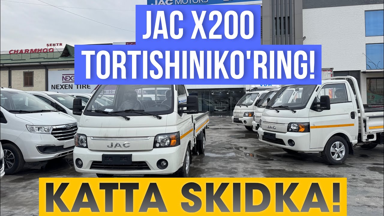 JAC X200ni BOSIB KO’RAMIZ! KATTA CHEGIRMA! #kiabongo #jacx200 #jac #porter #hyundaiporter #bongo 