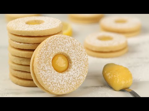 Video: Engelsk Lemon Curd Sandwich Cookies