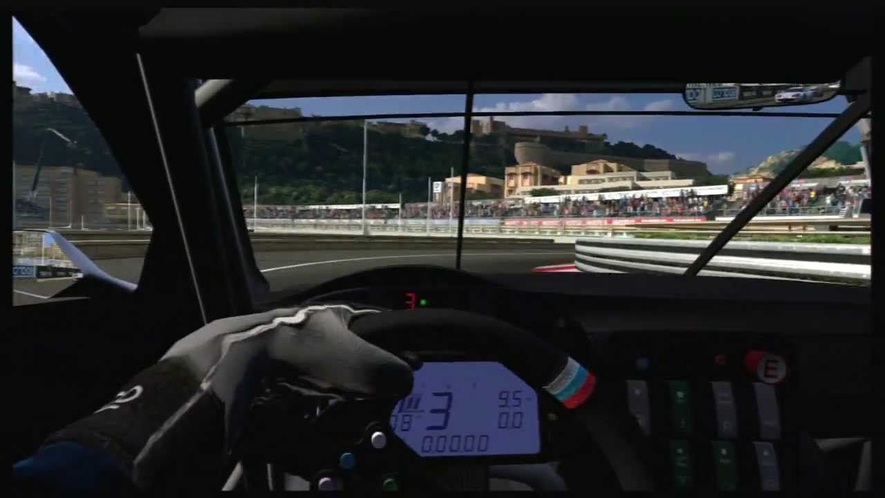 Gran Turismo 6 GT6 World Track - Cote d'Azur onboard BMW M3 GT - helmet cam