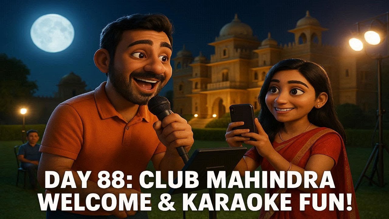 Day 88: Club Mahindra Jaisalmer Welcome & Karaoke Fun!