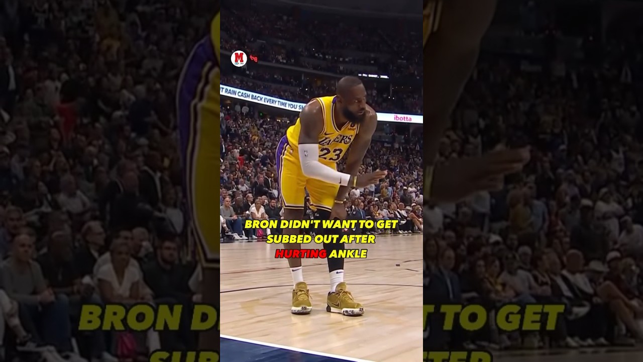 This is how LeBron fixed a foot injury 😭