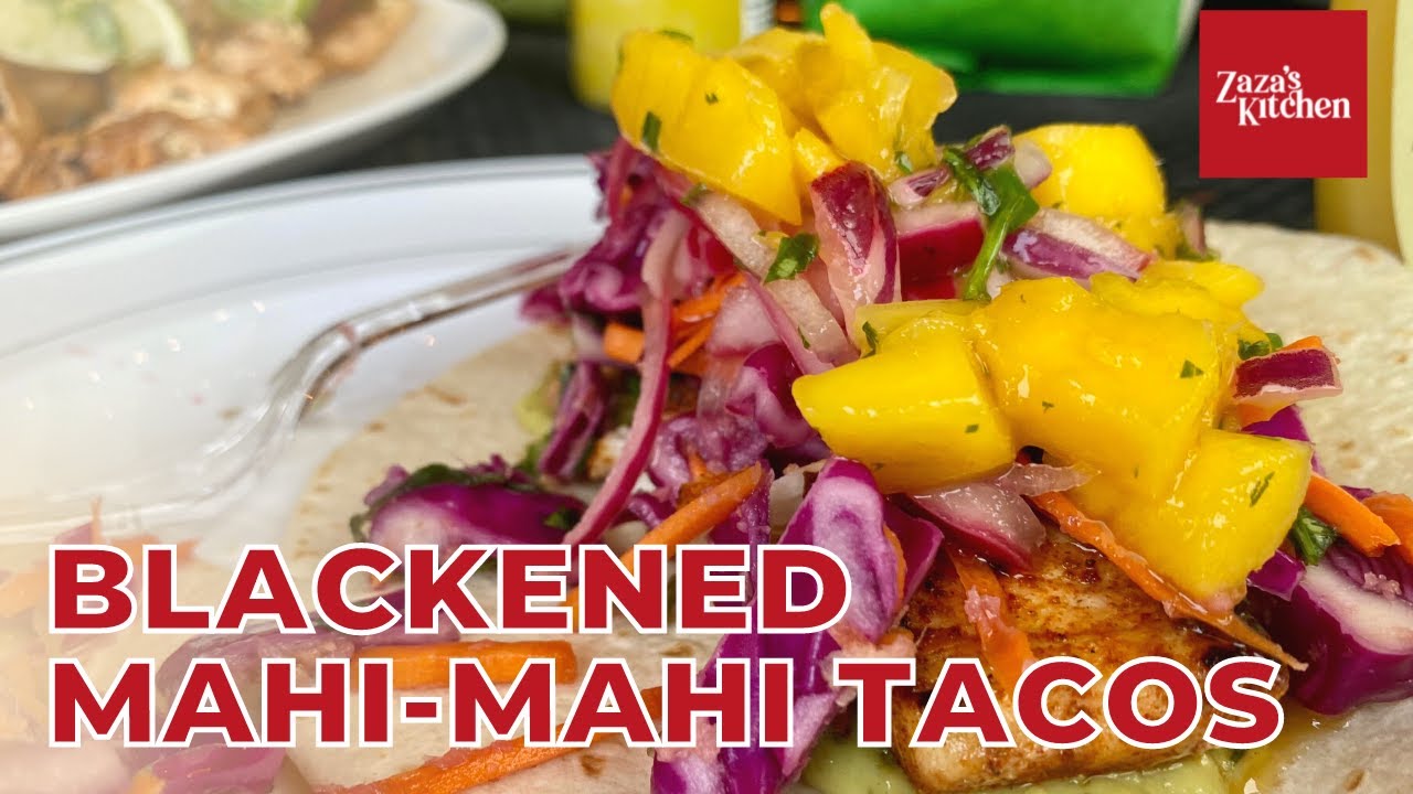 HOW TO MAKE THE BEST BLACKENED MAHI MAHI TACOS! YouTube