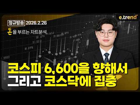 코스피 6,600을 향해서. 그리고 코스닥에 집중. | 김민형 전문가
