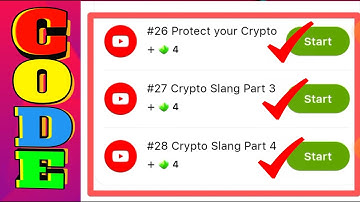 Seed new verify video code|#26 protect your crypto|#27 crypto slang part 3|# 28 crypto slang part 4