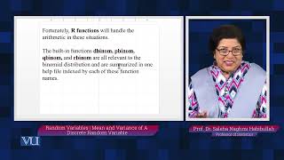 Binomial Distribution: Mean and Variance of a Discrete Random Variable | STA636_Topic140