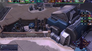 Heroes of the Storm PTR 2.28.0 Ana - Volskaya sign Z-clipping bug