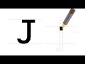 how to write the english letter J?