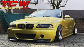 Bagged Bmw E46 on OZ Futura Wheels Tuning Project by Jerome