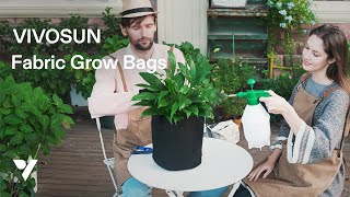 VIVOSUN 5-Pack 5 Gallon Grow Bags Heavy Duty 300G Thickened Nonwoven P –  Leaf'd Box
